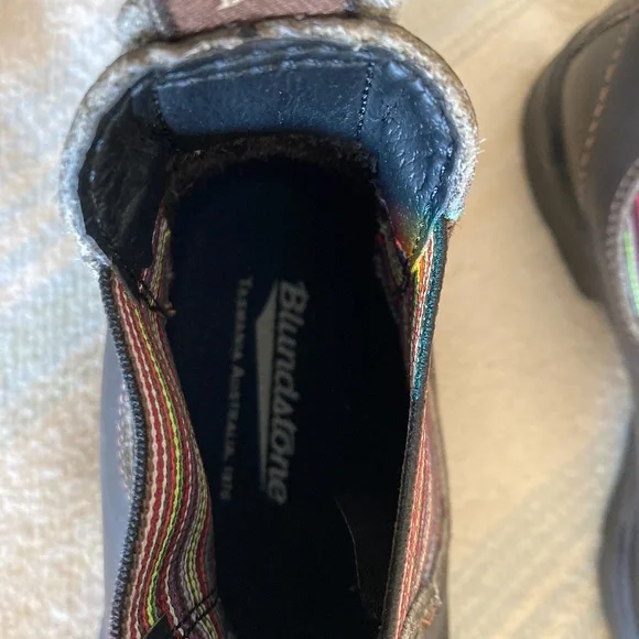 Blundstone Chelsea #1409 Stout Brown/Stripes size 7.5 Womens - Picture 8 of 11